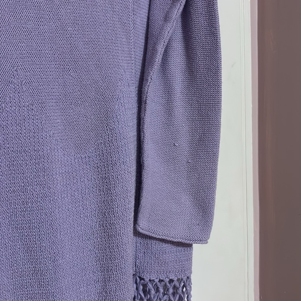 ✨FINAL HR TO BUY✨ Lilly Pulitzer Tatum Cardigan Lilac Verbana - Picture 13 of 13